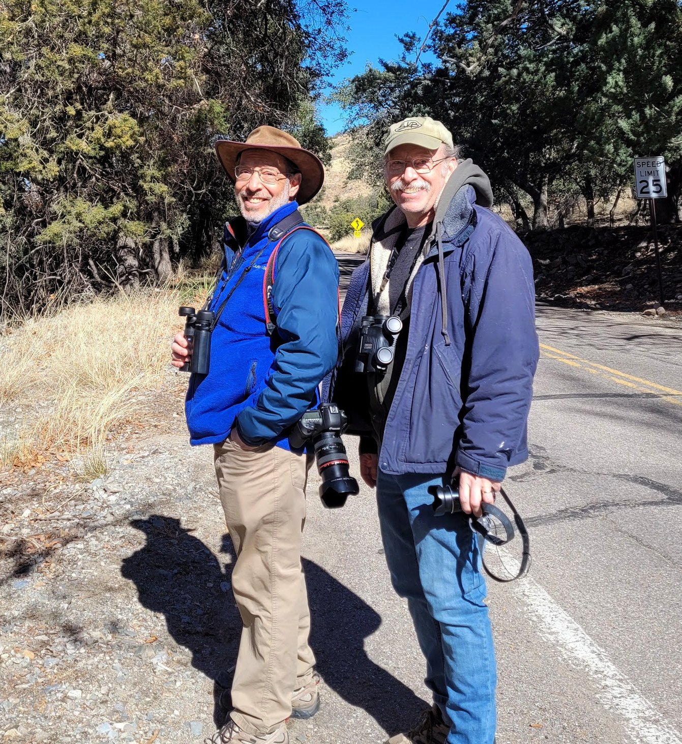 Jim and me, birding in Arizona.